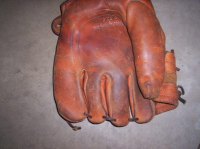 old ball glove 