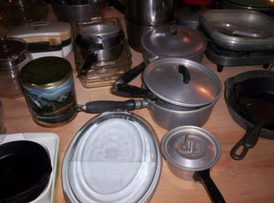 pots pans 